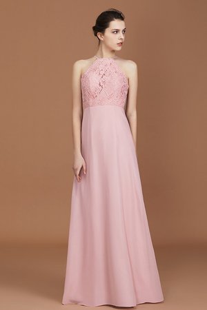 Robe demoiselle d'honneur en chiffon splendide de princesse avec zip naturel - Photo 1