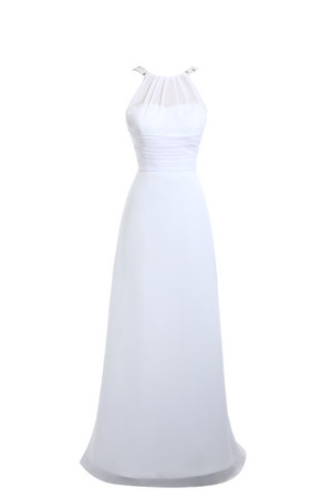 Kunstseide Vintage A-Linie schick swing Brautkleid mit Pailletten - Bild 1