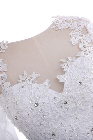 Robe de mariée brillant distinguee exclusif officiel de col en cœur - Photo 3