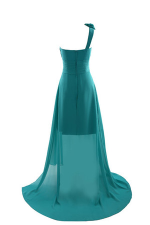 Abito da Damigella Oscillare Principessa medievale Fancy sexy A-Line in Chiffon - Foto 7