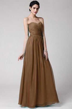 Robe demoiselle d'honneur plissage longue au drapée fermeutre eclair de fourreau - Photo 4