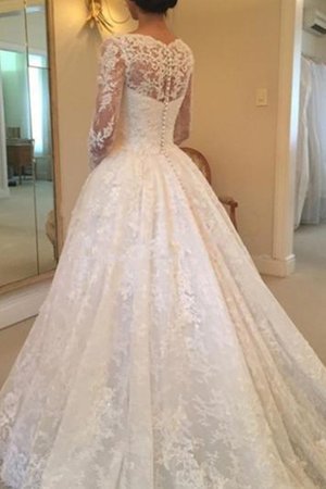 Robe de mariée fabuleux de mode de bal longue plissé delicat - Photo 2