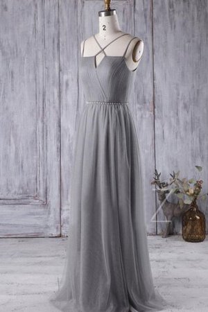 Glamouroso&Dramatico Vestido de Dama de Honor en Tul de Abalorio - Foto 2
