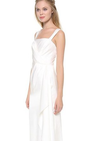 Robe de mariée plissé décontracté avec zip avec sans manches a plage - Photo 3
