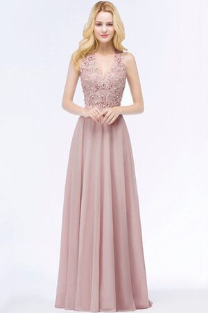 Robe de bal de fourreau en chiffon fascinant modeste longue - Photo 3