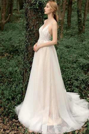 Robe de mariée bucolique mignonne entrecroisé intemporel elégant - Photo 5