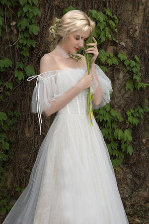 Robe de mariée joli ligne a de princesse exclusif majestueux - Photo 5
