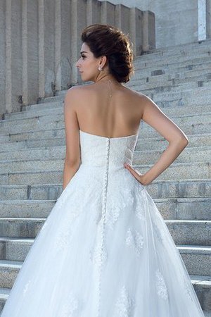 Robe de mariée luxueux longue decoration en fleur de mode de bal manche nulle - Photo 6