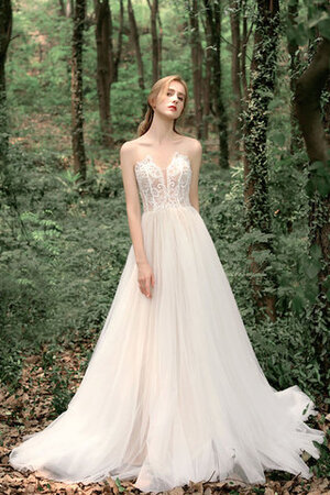 Abito da sposa cuore a-line a terra all aperto fantastico naturale - Foto 1