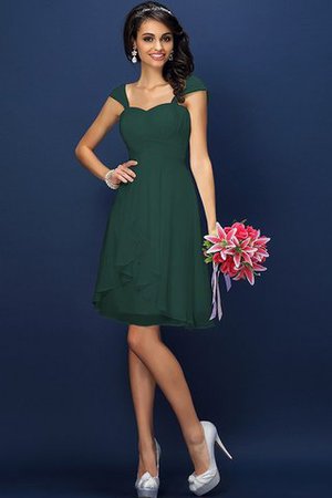 Abito da Damigella in Chiffon con Piega Conotta A-Line Principessa - Foto 8