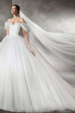 Abito da sposa senza maniche ball gown sensuale in raso medievale scintillante - Foto 6