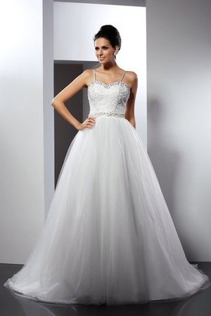 Clasico Vestido de Novia de Corte princesa de Abalorio de Largo - Foto 1