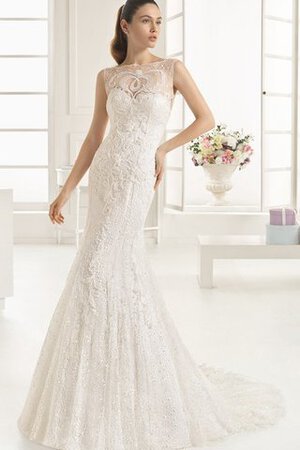 Robe de mariée intemporel décontracté impressioé sans empire en dentelle - Photo 1