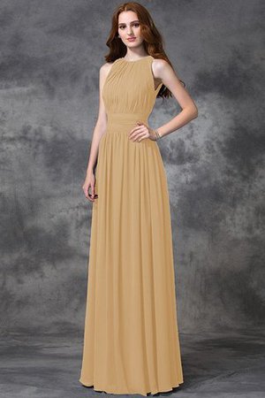 Robe demoiselle d'honneur longue fermeutre eclair avec chiffon ligne a de princesse - Photo 13