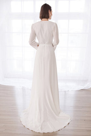 Robe de mariée en chiffon charme avec zip facile majestueux - Photo 2
