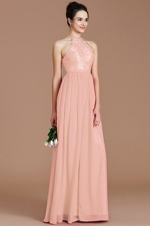 Prinzessin Normale Taille Reißverschluss Neckholder Chiffon Brautjungfernkleid - Bild 26