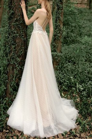 Robe de mariée bucolique mignonne entrecroisé intemporel elégant - Photo 4