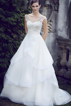 Robe de mariée spécial femme branché attirent a-ligne avec sans manches - Photo 1