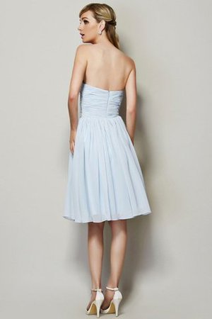 Trägerlos Ärmelloses Prinzessin Bescheidenes Kurzes Brautjungfernkleid - Bild 30