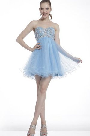 Robe de graduation plissé nature mode en tulle fermeutre eclair - Photo 3