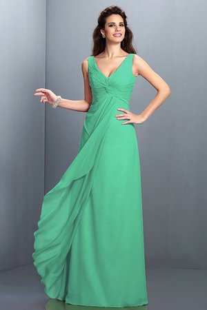 A-Line Empire Taille Spaghetti Träger Anständiges Attraktives Brautjungfernkleid - Bild 15