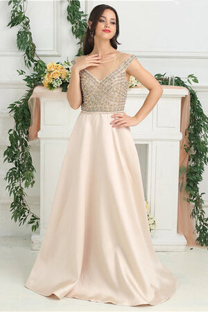 Elegante Vestido de Fiesta de Largo de Moda con Perlas - Foto 2