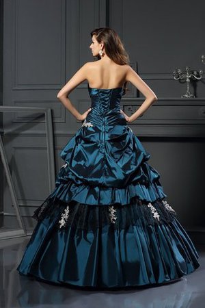 Robe de quinceanera officiel de mode de bal avec perle jusqu'au sol avec lacets - Photo 2