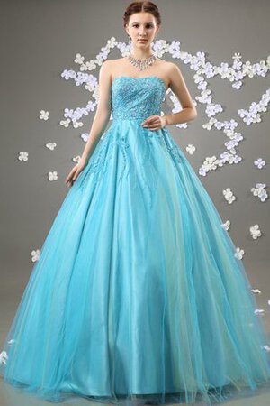 Robe de quinceanera textile en tulle avec perle - Photo 1