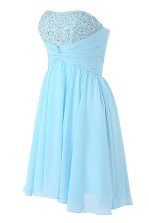 Glamouroso&Dramatico Vestido de Cóctel de Corpiño Con lentejuelas de Cremallera - Foto 4