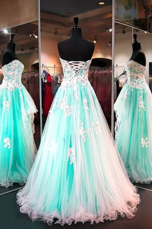 Blendend Halle Tüll Exklusive Cocktailkleid mit Herz-Ausschnitt - Bild 2