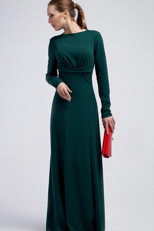 Juwel Ausschnitt gerüschtes Etui luxus konservatives einfaches Brautmutterkleid - Bild 3
