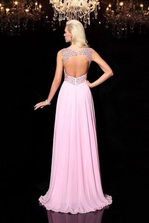 Robe de soirée sexy naturel avec perle manche nulle de princesse - Photo 2