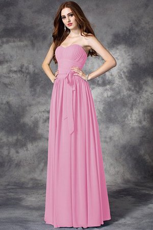 Robe demoiselle d'honneur longue naturel avec chiffon fermeutre eclair manche nulle - Photo 22