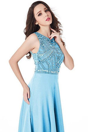 Robe de bal avec sans manches de col haut en forme salle interne délicat - Photo 2