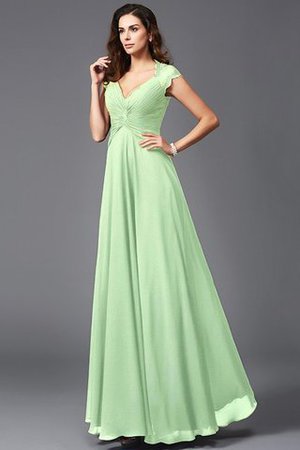 Vestido de Dama de Honor de Corte-A de Imperio Cintura de Hasta el suelo - Foto 25