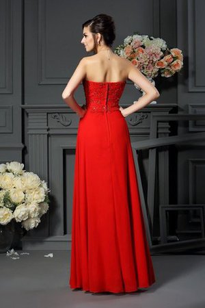 Natürliche Taile Chiffon Prinzessin Ärmelloses Sittsames Brautmutterkleid - Bild 2