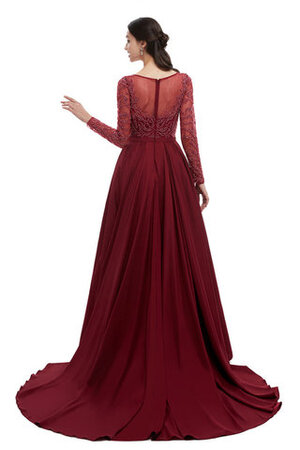 Natürliche Taile Beliebt Anständiges Pompöse Ballkleid mit Reißverschluss - Bild 3