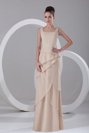 Abito mamma Sposa retro con Criss-cross in Chiffon Elegante con Seghettato Tubino - Foto 1