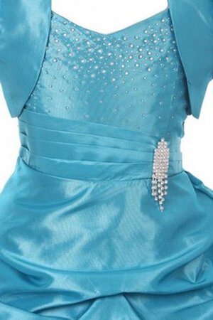 Robe de cortège enfant ligne a v encolure de lotus textile taffetas fermeutre eclair - Photo 4