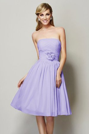 Trägerlos Ärmelloses Prinzessin Bescheidenes Kurzes Brautjungfernkleid - Bild 17