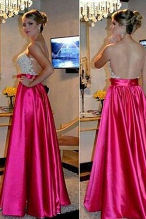 Vestido de Fiesta de Corte-A de Corte princesa en Satén de Adorable - Foto 2