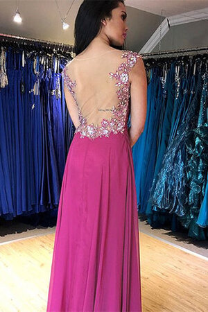 Ausgezeichnet Attraktives Bodenlanges Ballkleid aus Dehnbarer Satin aus Chiffon - Bild 3