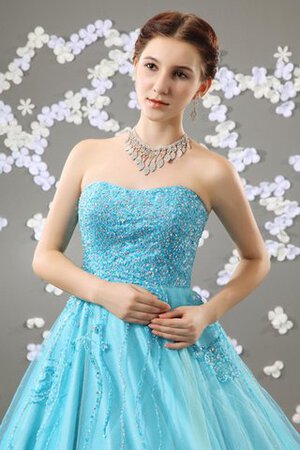 Robe de quinceanera textile en tulle avec perle - Photo 3