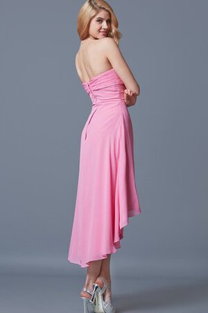 Reißverschluss Chiffon Empire Taille a linie bescheidenes schick Brautjungfernkleid - Bild 4