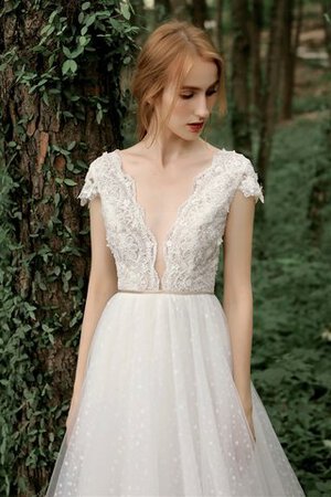 Abito da sposa moderno naturale lusso retro conservatore incantevole - Foto 4