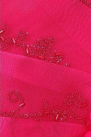 Abito da Cerimonia Bambini in Tulle A Terra Cerniera A-Line con Perline con Applique - Foto 5