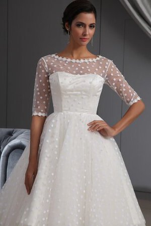 Robe de cocktail informel simple fermeutre eclair au niveau de cou appliques - Photo 4