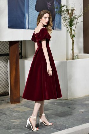 Ehrenvoll Normale Taille Pompöse Romantisches Ballkleid mit Kurzen Ärmeln - Bild 2