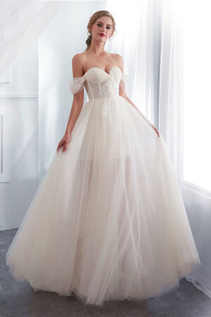 Abito da sposa senza spalline alla moda in tulle a sala semplice cuore - Foto 2