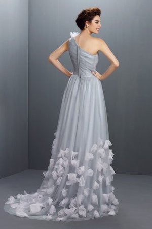 Normale Taille ein Schulterfreies Prinzessin Sittsames Abendkleid mit Blume - Bild 2